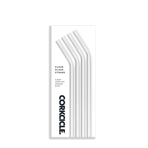 Alternative view of Glass Straw Set